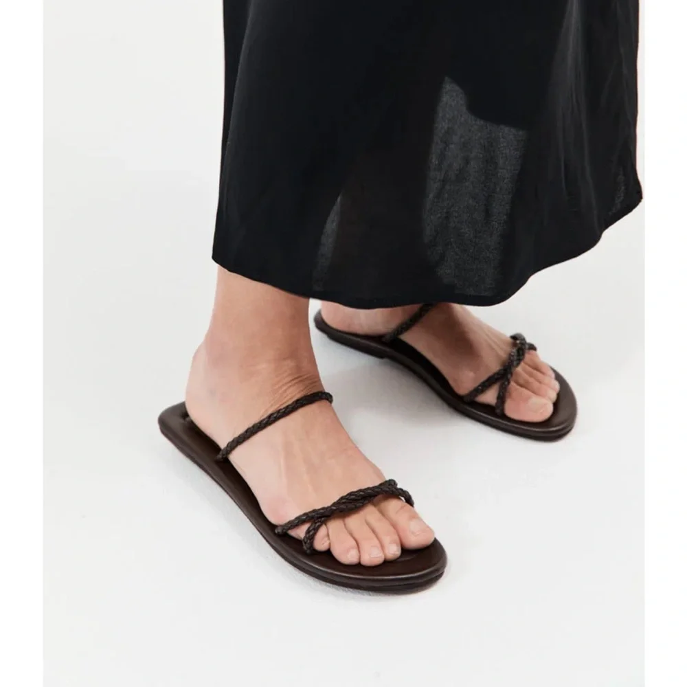 St. Agni Woven Rope Slide NWT - Picture 7 of 9